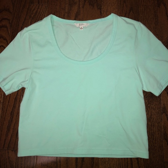 Aritzia Half Sleeve Crop Top - Picture 1 of 3